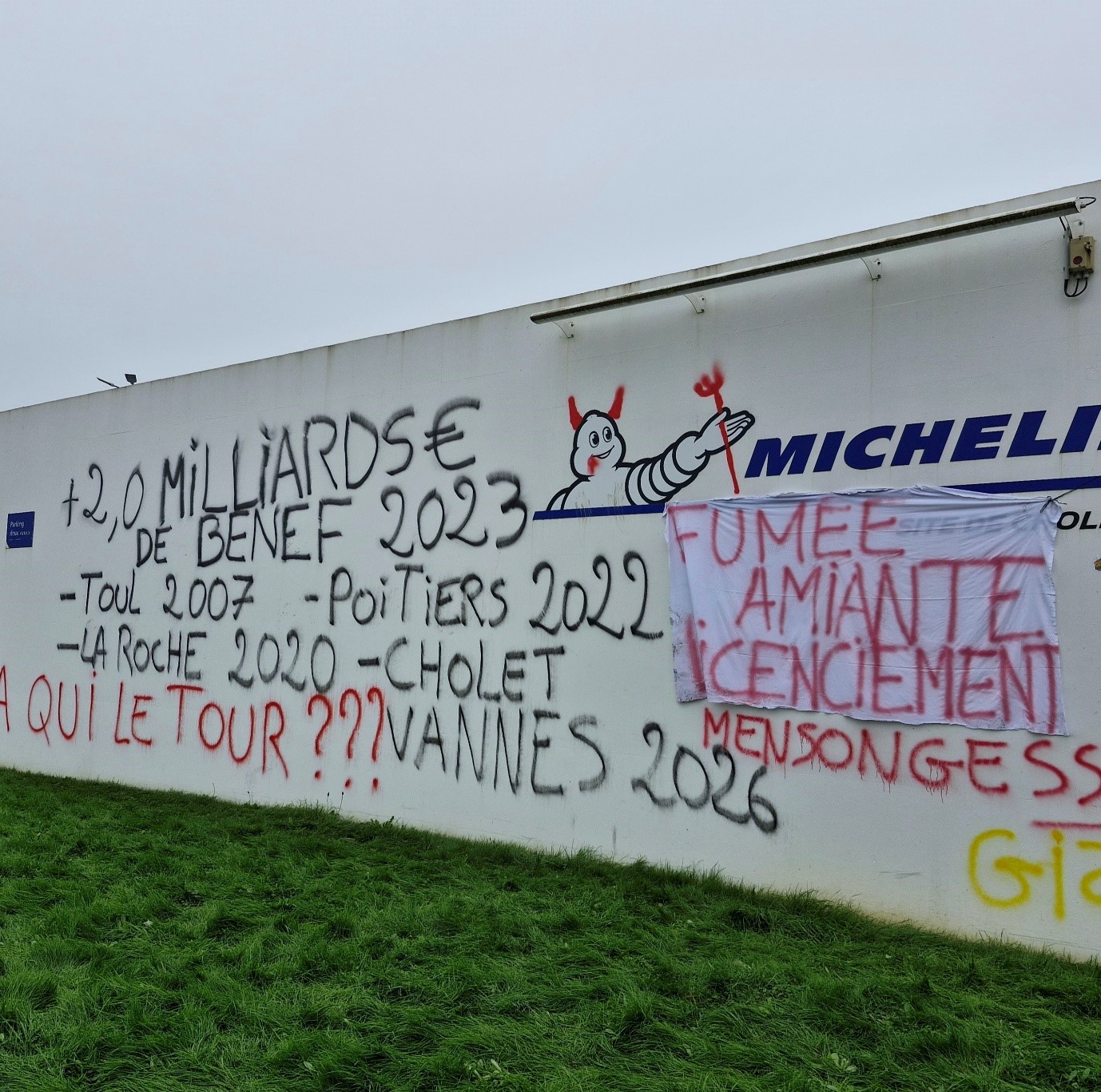 Soutien aux salariés de Michelin
