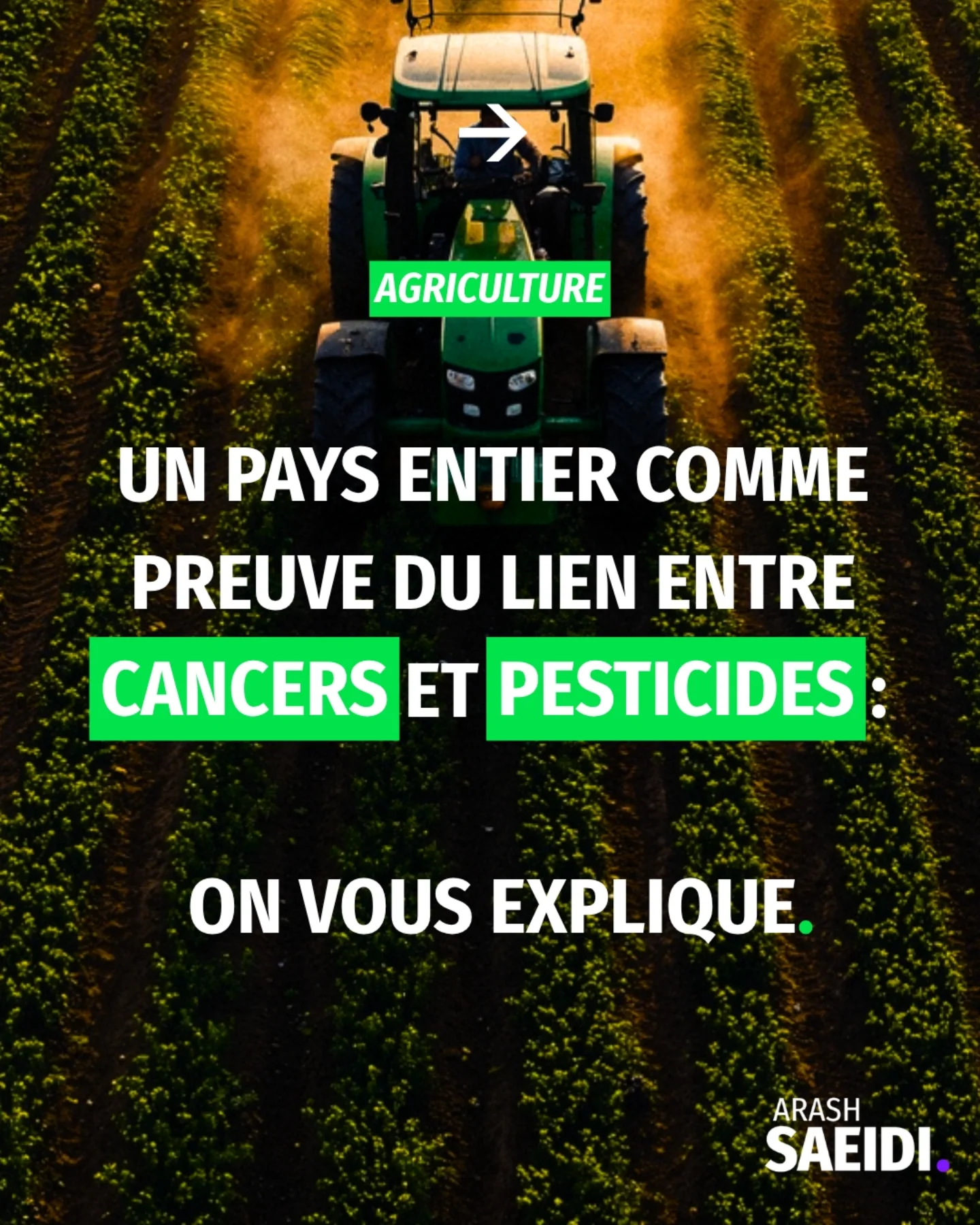 840 % de risque en plus : les pesticides au cœur d’une nouvelle alerte sanitaire